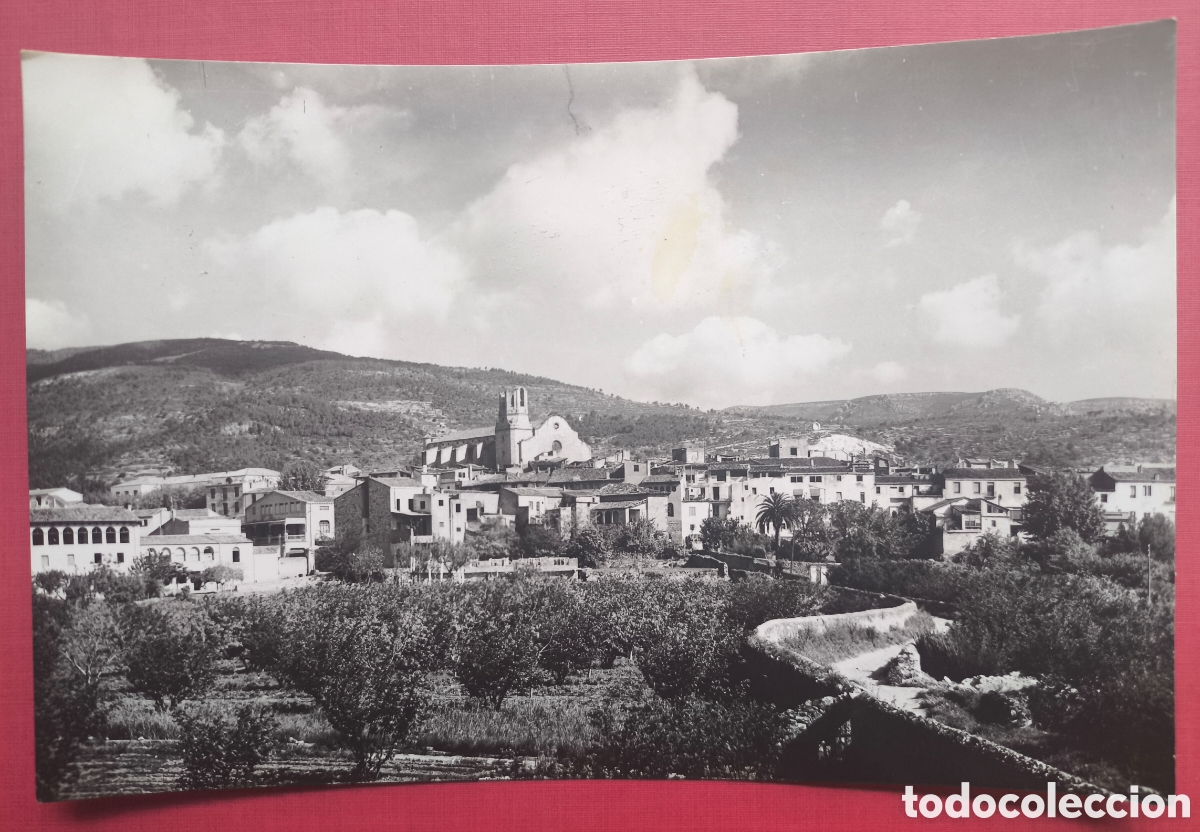 Postales: ALCOVER VISTA PARCIAL POSTAL FOTOGR&Aacute;FICA TARRAGONA C. 1960