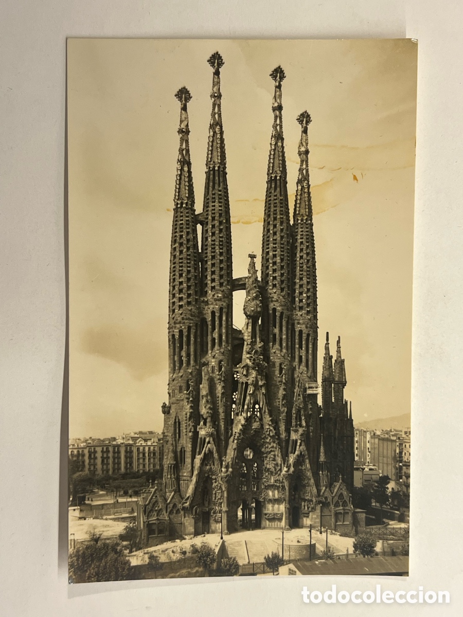 Postales: BARCELONA Postal No.1038, Templo de la Sagrada Familia. Edic. Soberanas (h.1950?) S/C