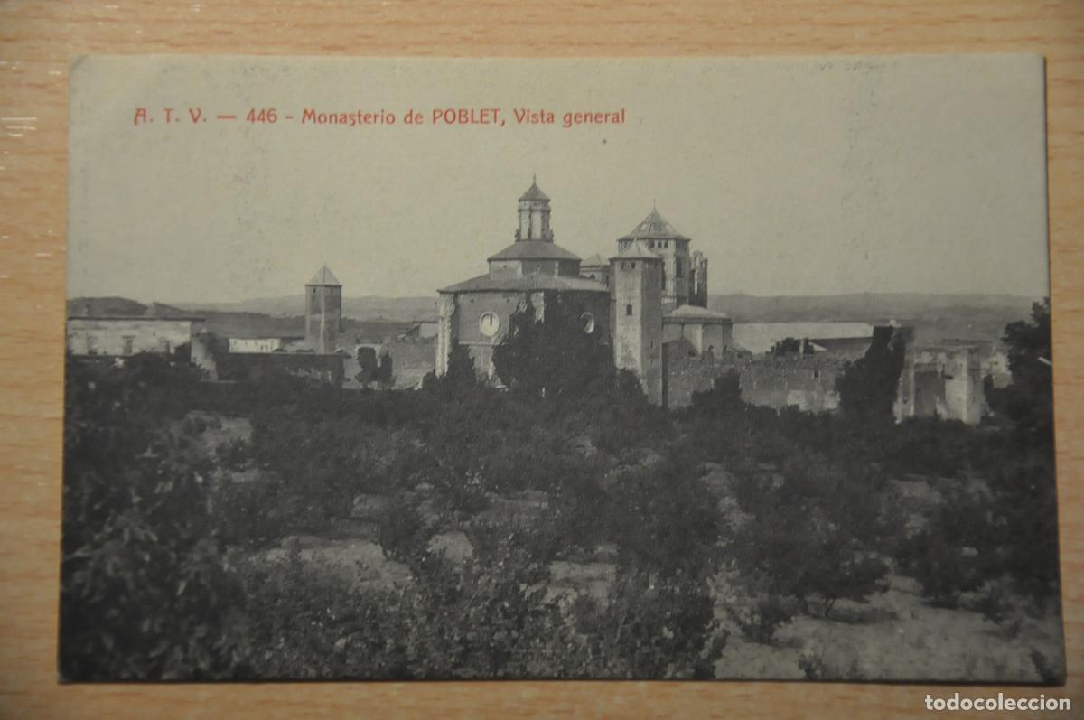 Postales: postal monasterio de poblet, vista general atv 446