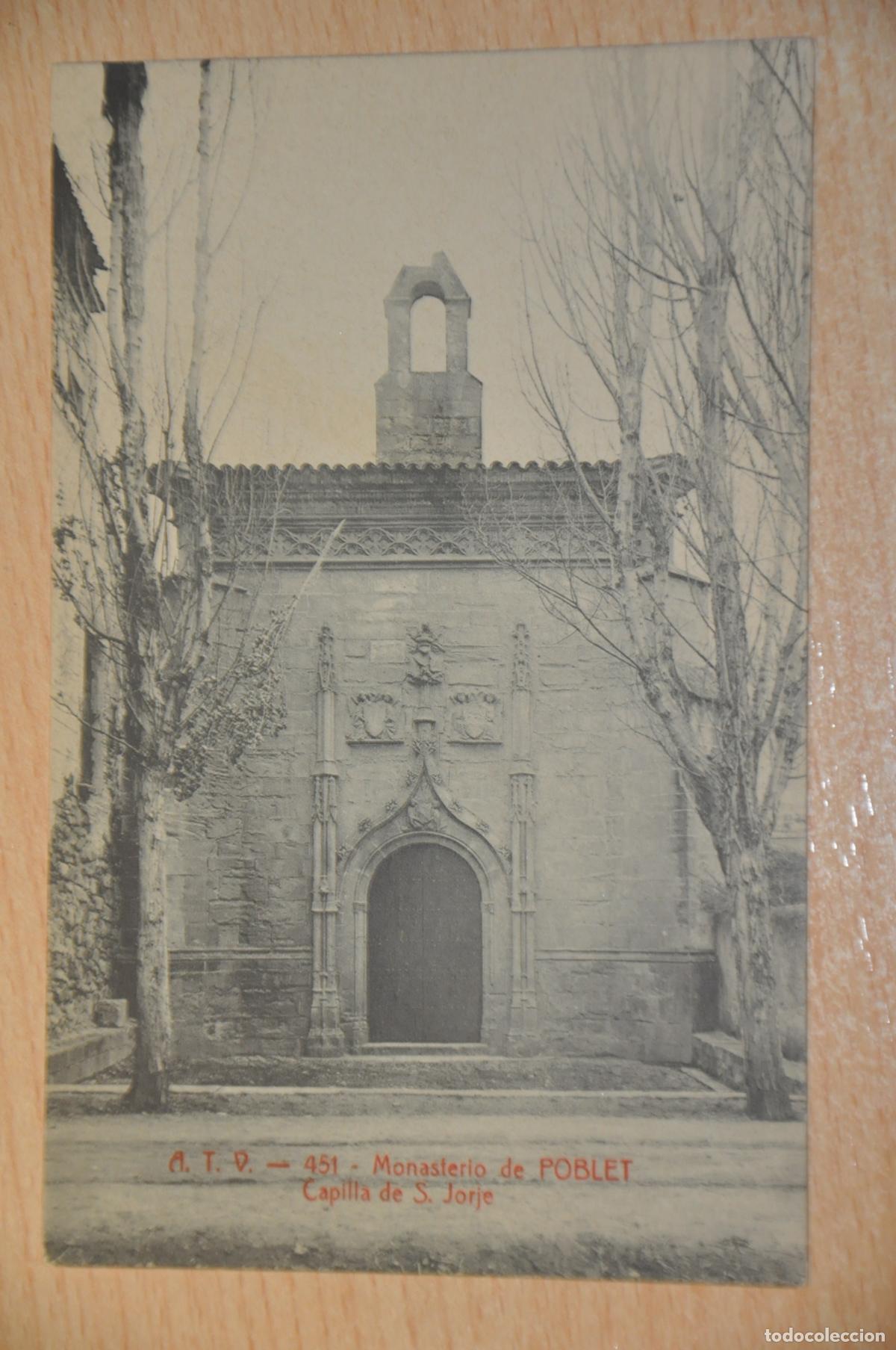 Postales: postal monasterio de poblet, capilla de s.jorje, atv 451