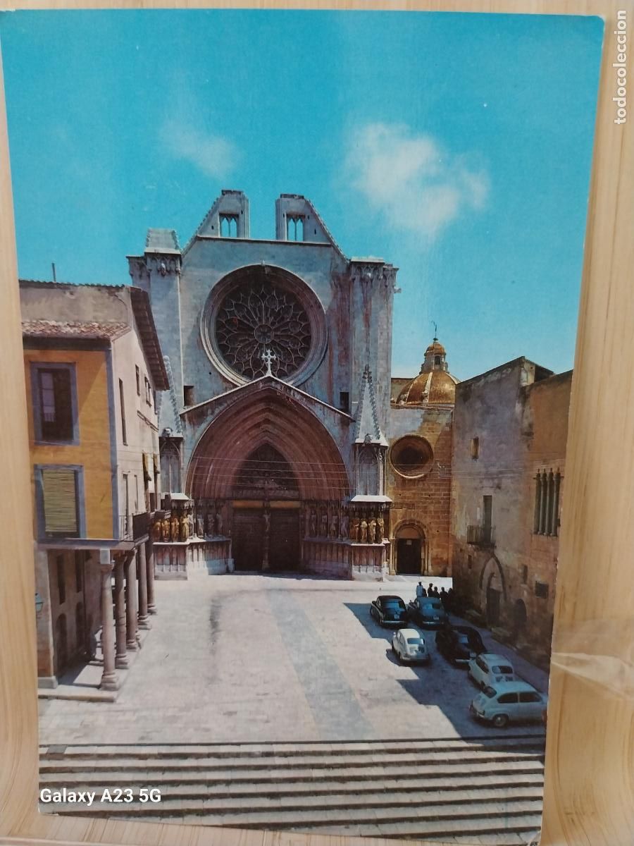 Postales: TARRAGONA CATEDRAL ED CAMPA&Ntilde;A PUIG SERIE II NUM 801 SC ORIGINAL COCHES CLASICOS ANIMADA
