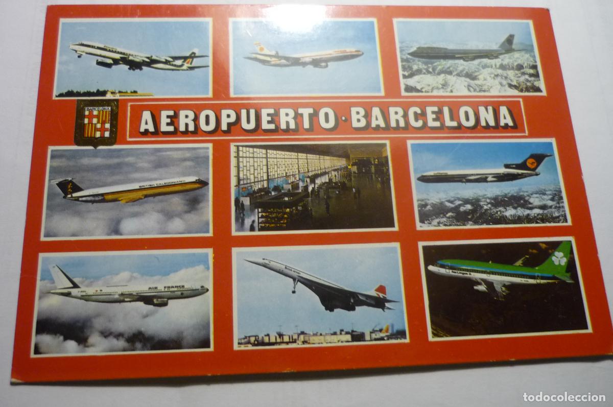 Postales: postal aeropuerto barcelona