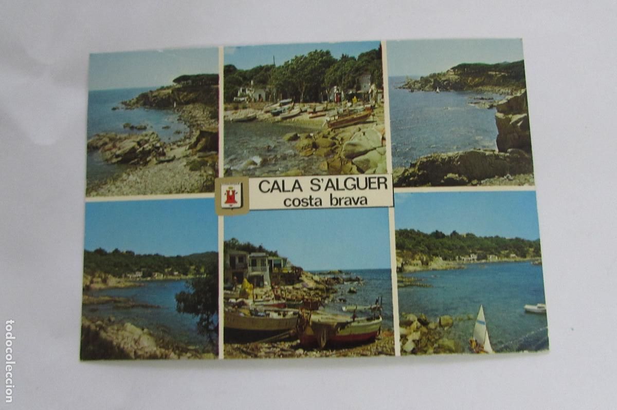 Postales: POSTAL - PALAM&Oacute;S - GIRONA - COSTA BRAVA - CALA S'ALGUER CIRCULADA