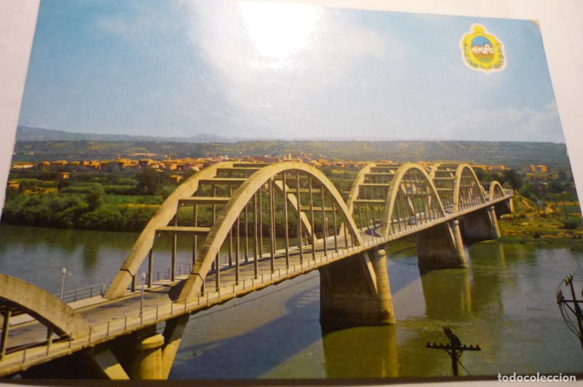 Postales: postal mora la nueva puente sobre ebro