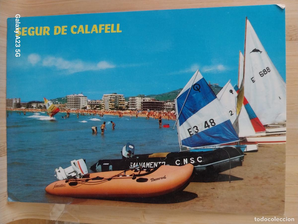 Postales: SEGUR DE CALAFELL TARRAGONA ED RAYMOND 19 SC ORIGINAL ANIMADA BARCAS