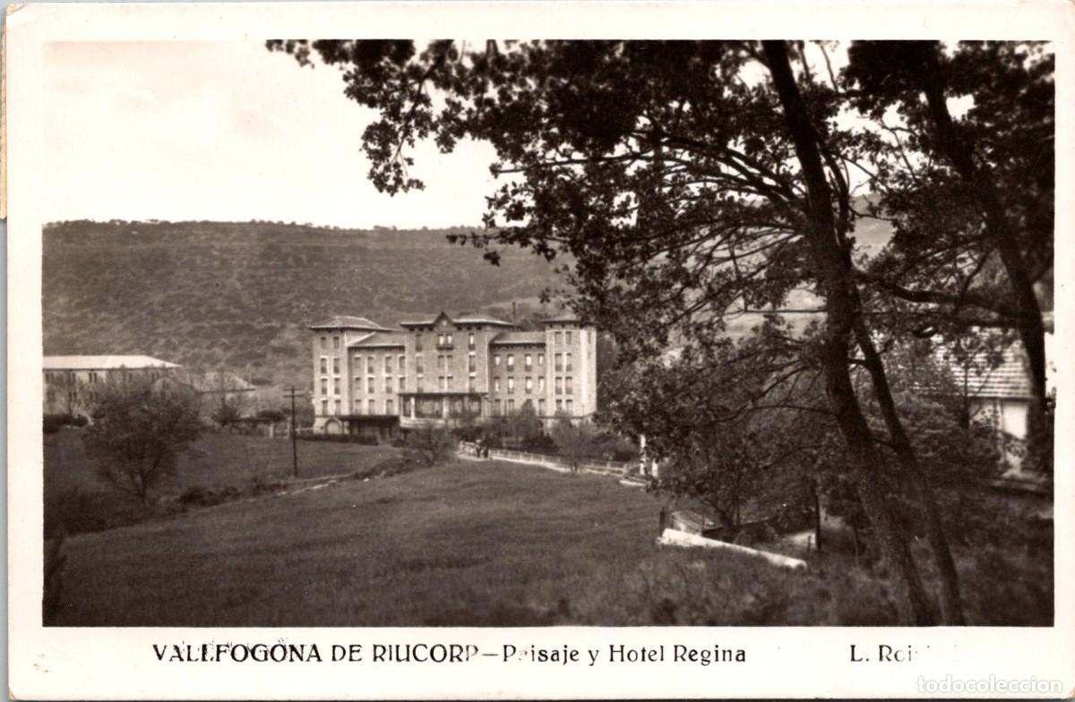 Postales: Vallfogona de Riucorp - Paisaje y Hotel Regina - Roisin - 141x92mm
