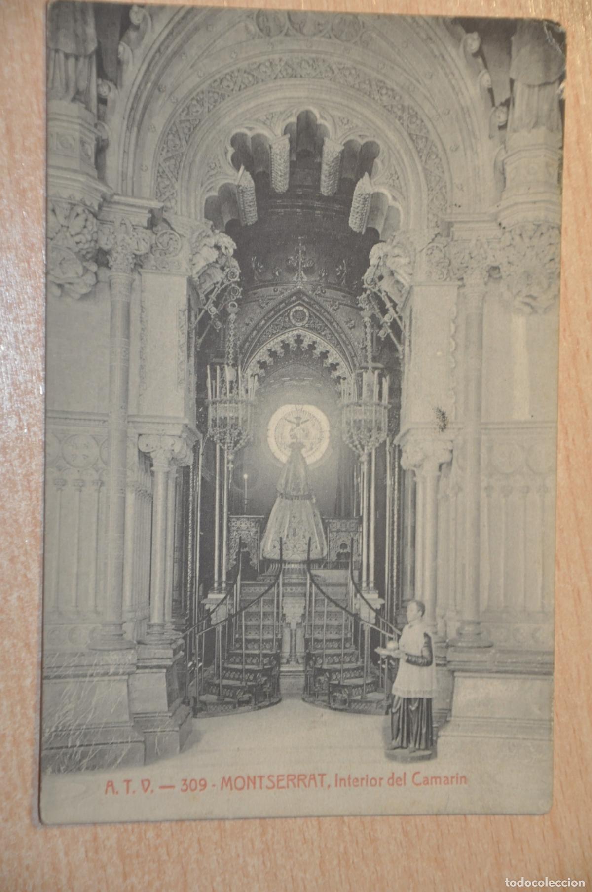Postales: postal montserrat, interior del camarin, atv 309