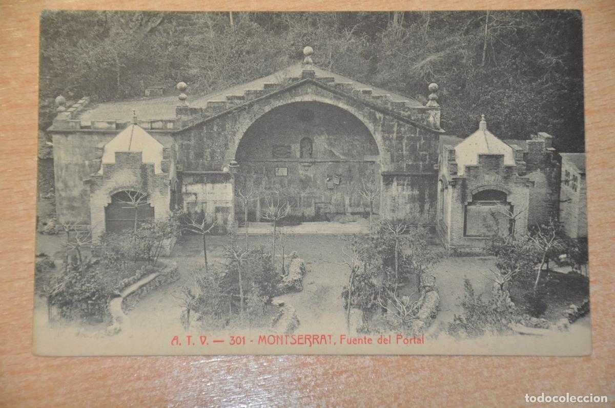 Postales: postal montserrat, puente del portal, atv 301