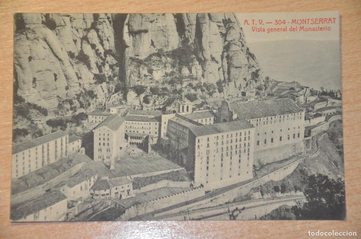 Postales: postal montserrat, vista general del monasterio, atv 304