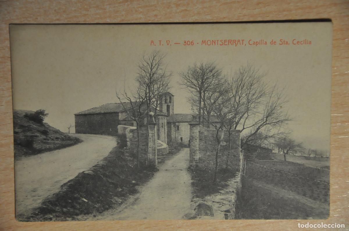 Postales: postal montserrat, capilla de sta. cecilia, atv 306