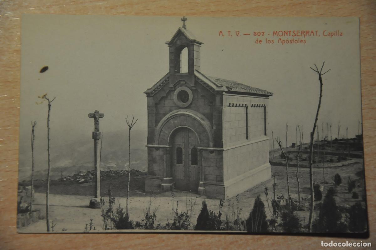 Postales: postal montserrat, capilla de los apostoles, atv 307