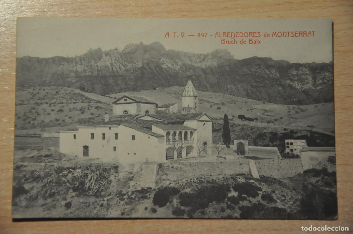 Postales: postal alrededores de montserrat, bruch de baix, atv 497