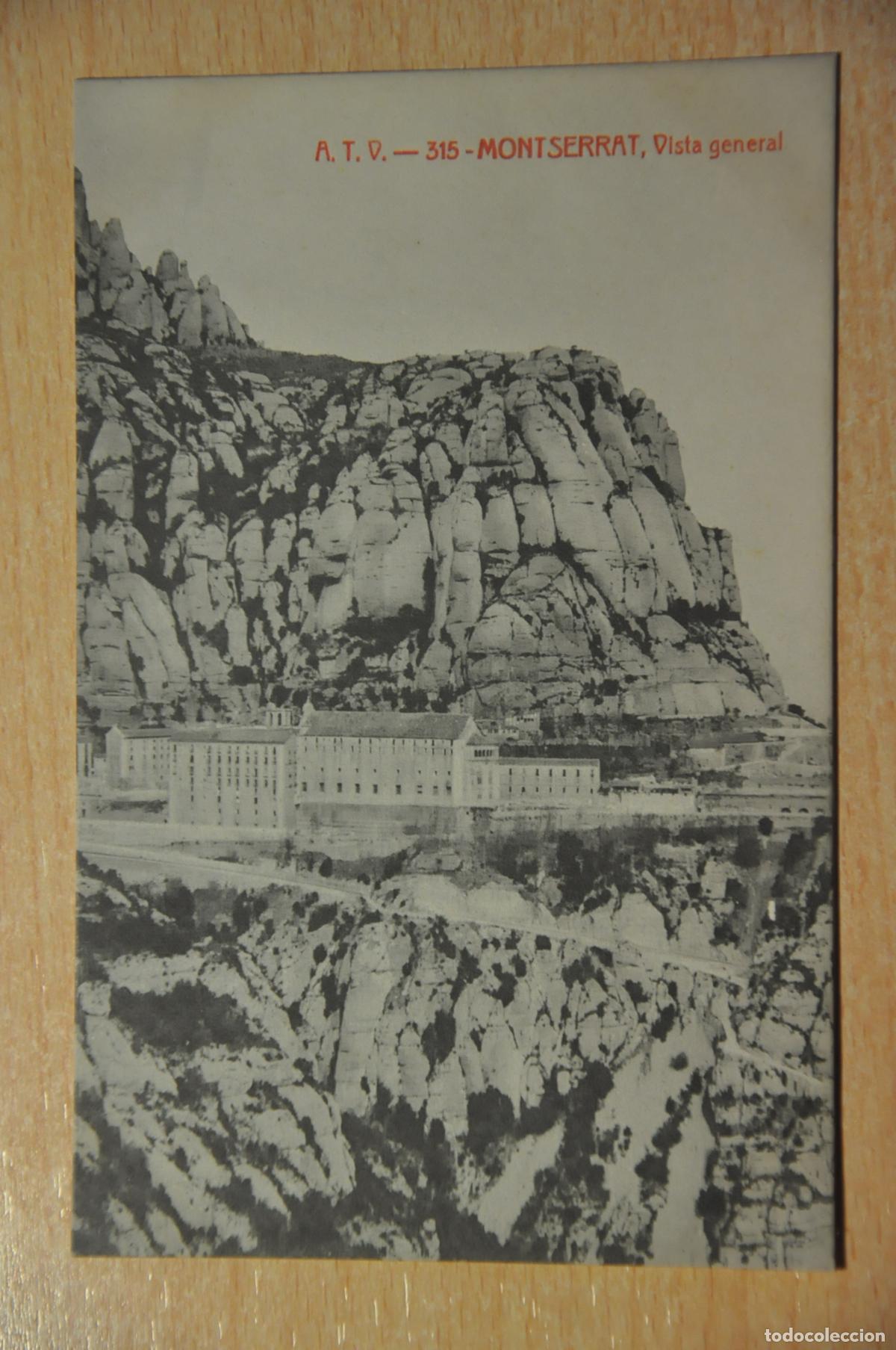 Postales: postal montserrat, vista general, atv 315