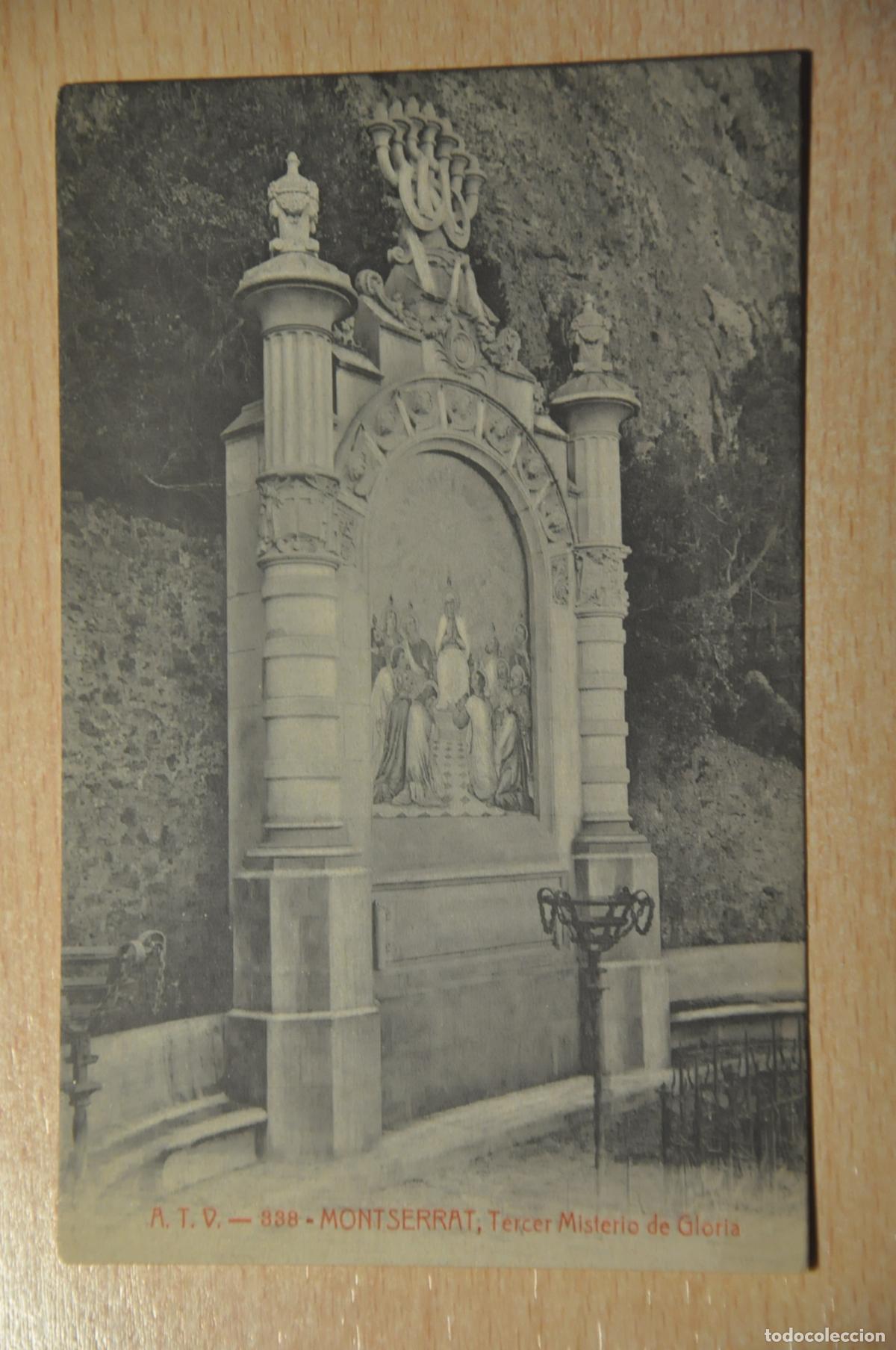 Postales: postal montserrat, tercer misterio de gloria, atv 338