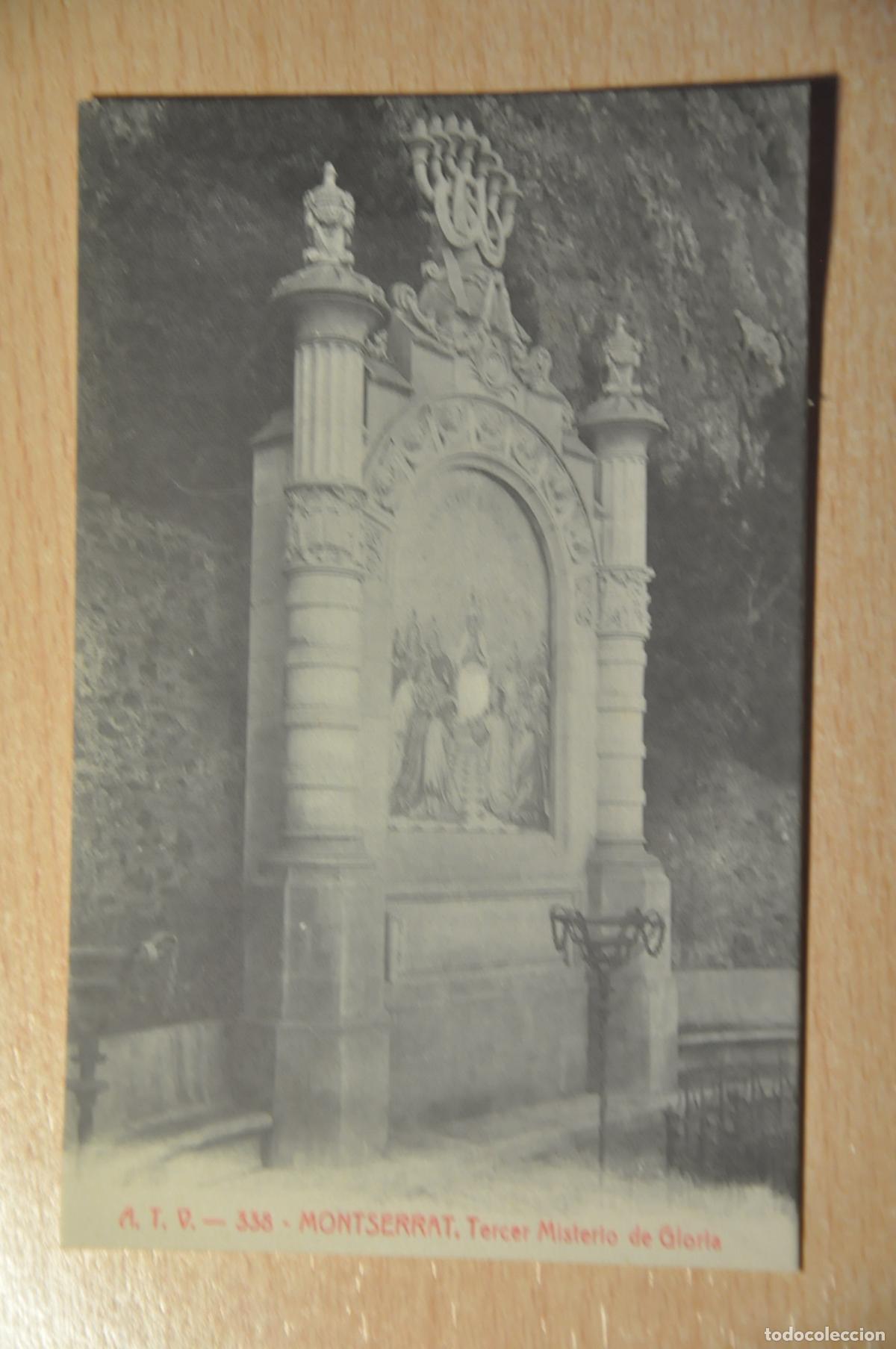 Postales: postal montserrat, tercer misterio de gloria, atv 338