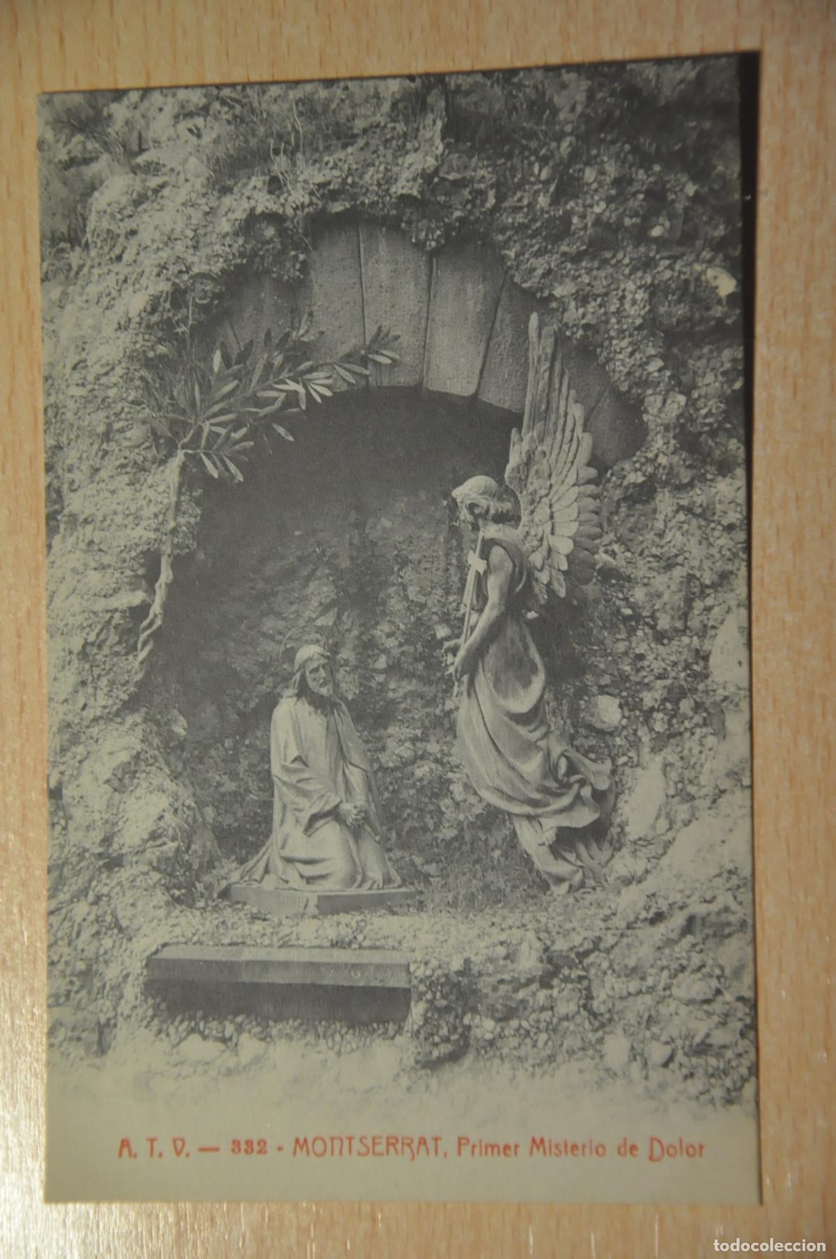 Postales: postal montserrat, primer misterio de dolor, atv 332