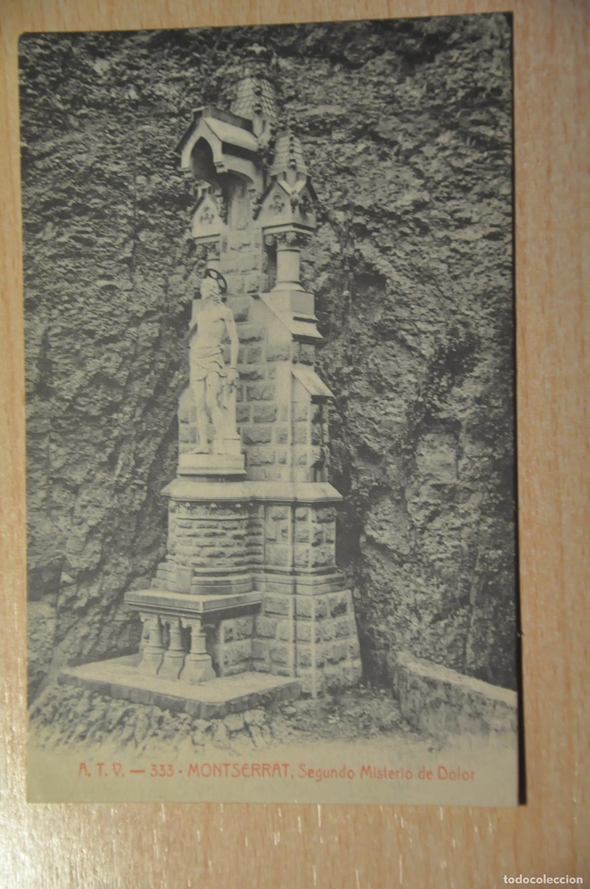 Postales: postal montserrat, segundo misterio de dolor, atv 333