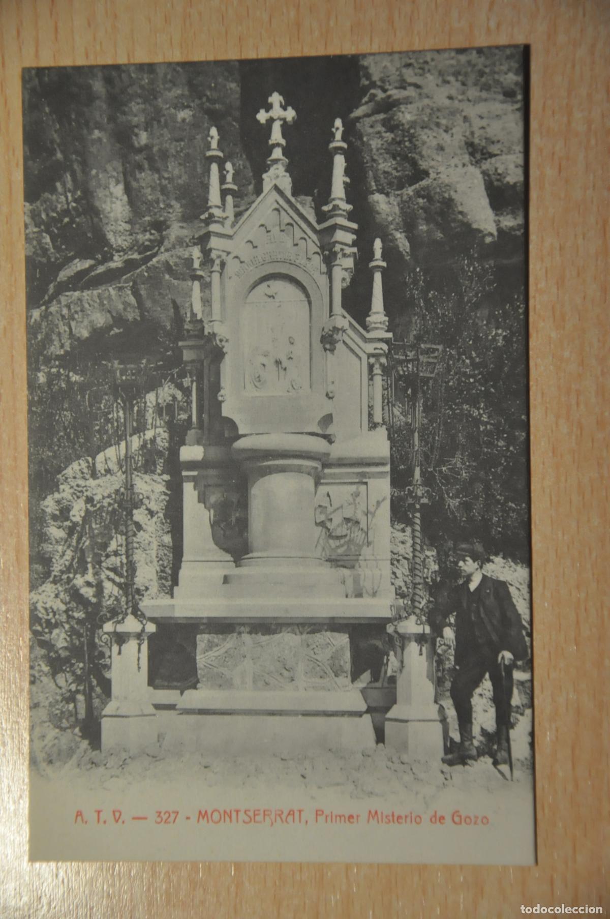 Postales: postal montserrat, primer misterio de gozo, atv 327