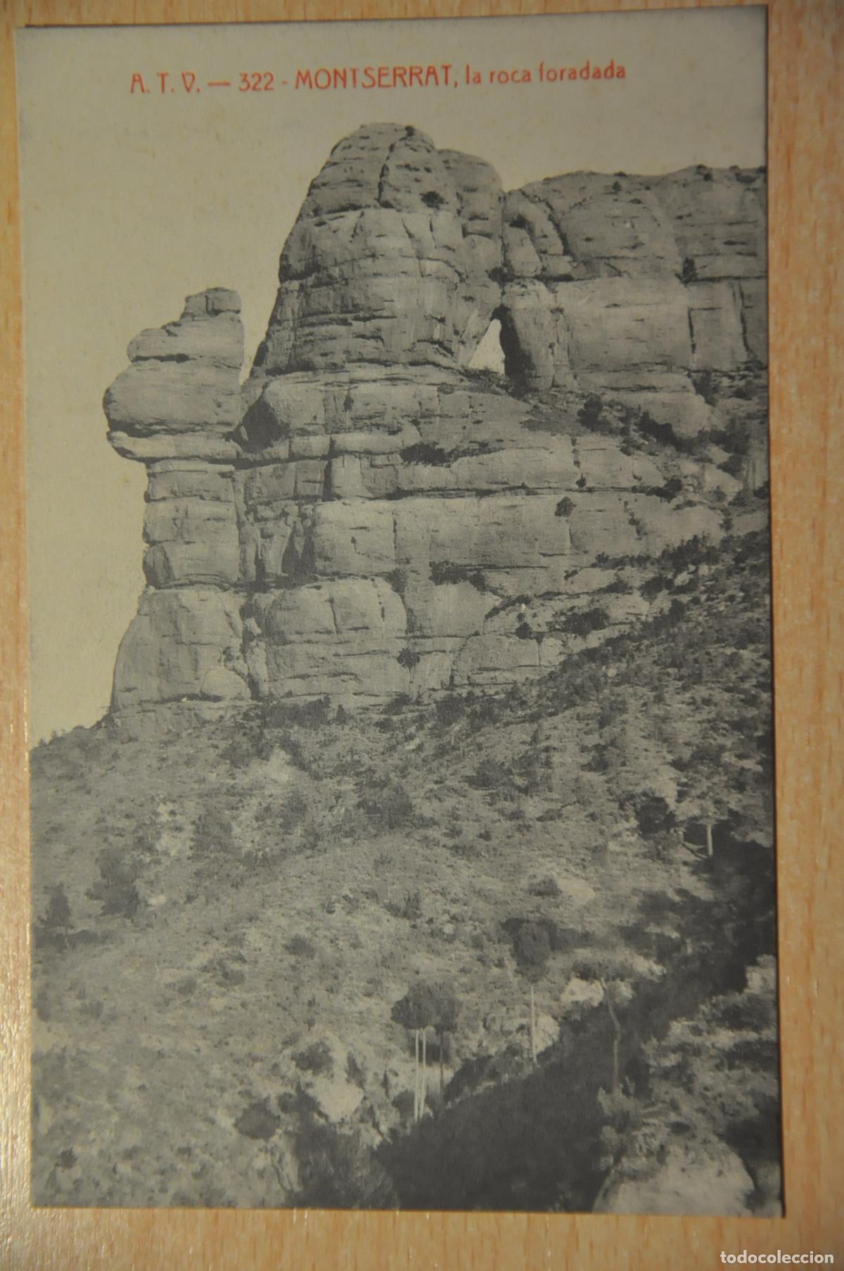 Postales: postal montserrat, la roca foradada, atv 322