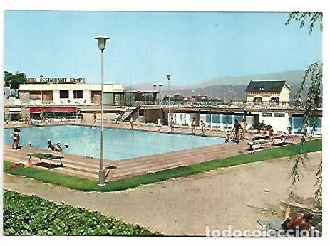 Postales: BAR RESTAURANTE &rdquo; EL PI DE SANT JUST &rdquo; Y PISCINA.- SOLSONA