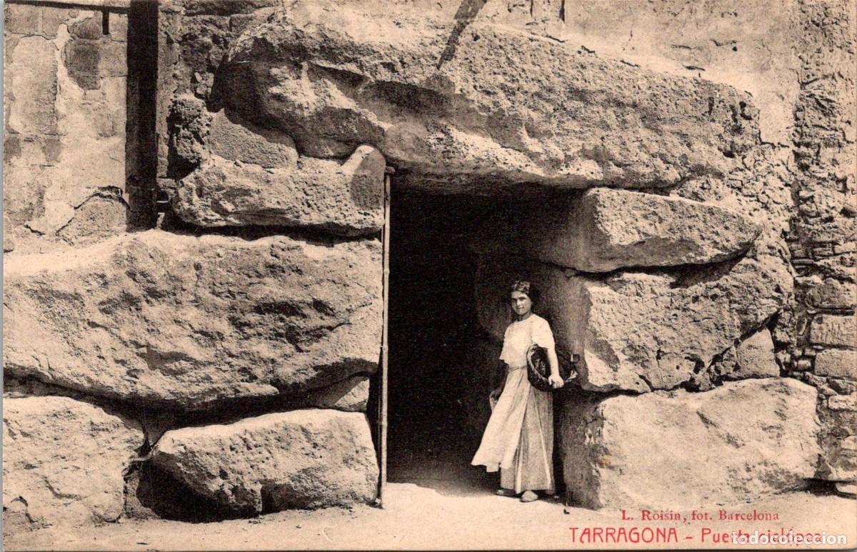 Postales: Tarragona - Puerta cicl&oacute;pea - Roisin - Gabriel Gibert - 138x89mm