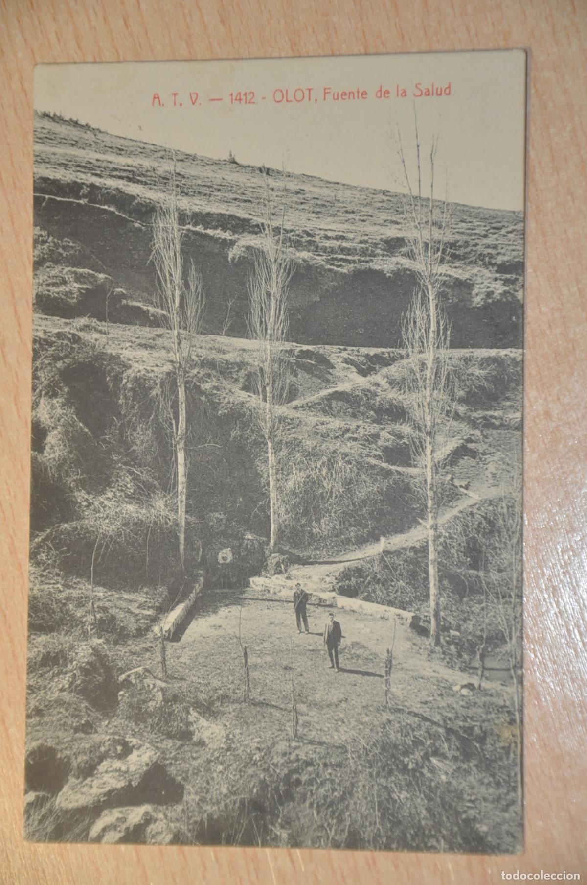 Postales: postal olot, puente de la salud, atv 1412