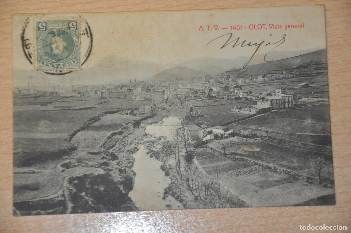 Postales: postal olot, vista general, atv 1401