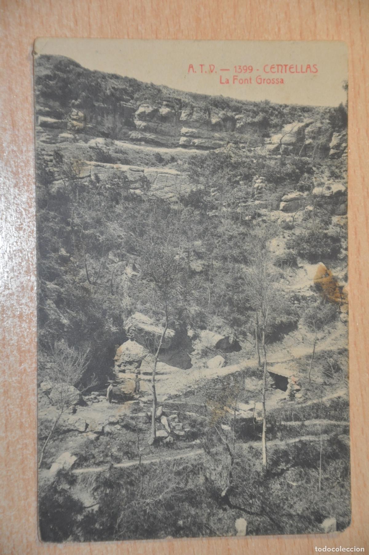 Postales: postal centellas, la font grossa, atv 1399