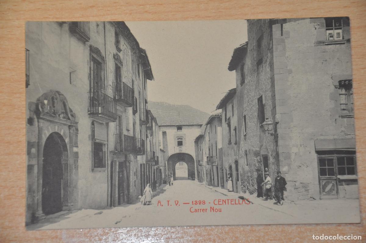 Postales: postal centellas, carrer nou, atv 1398