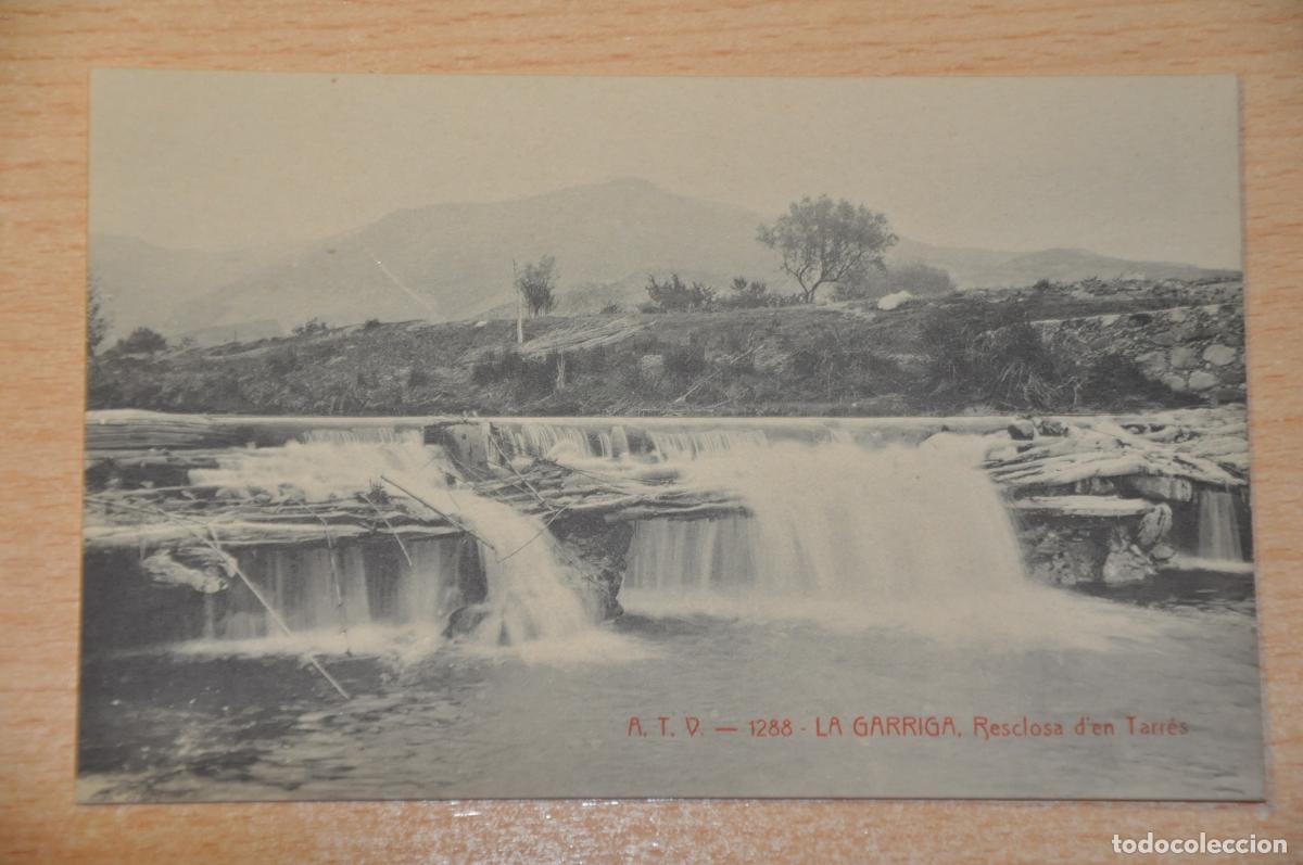 Postales: postal la garriga, resclosa d&acute;en tarres, atv 1288