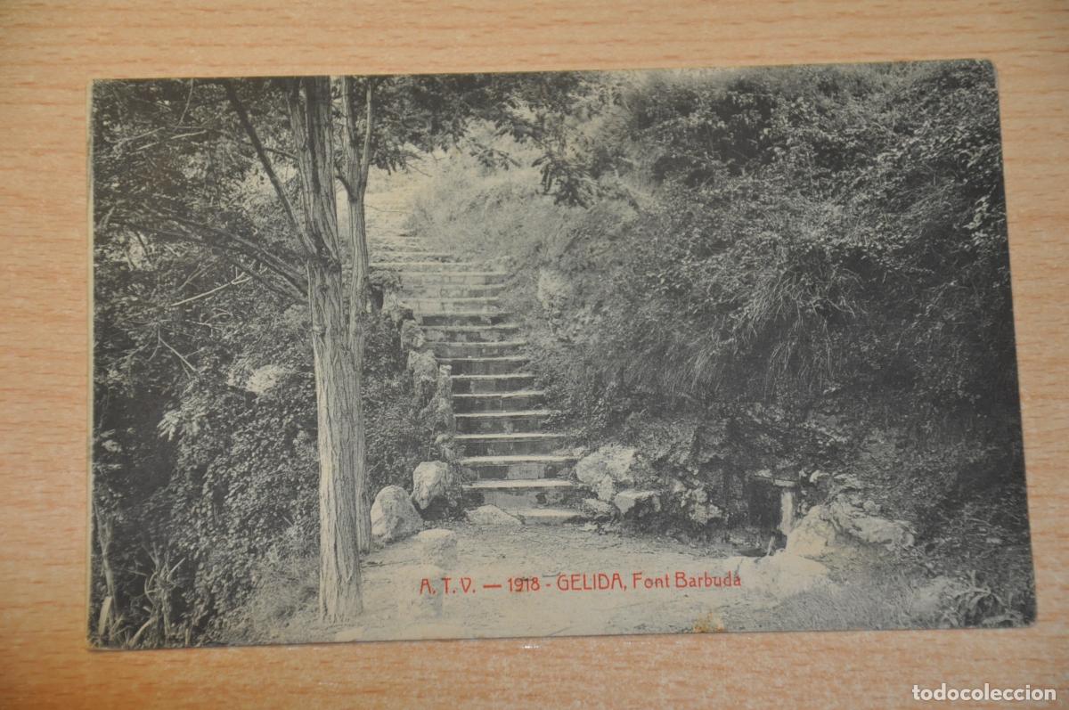 Postales: postal gelida, font barbuda, atv 1918