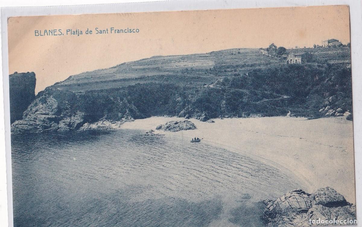 Postales: Blanes. Platja de Sant Francisco. 10217 Thomas Sin circular.