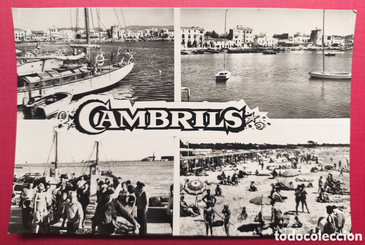 Postales: CAMBRILS RECORD POSTAL FOTOGR&Aacute;FICA FOTOGRAF&Iacute;A CHINCHILLA TARRAGONA 1963