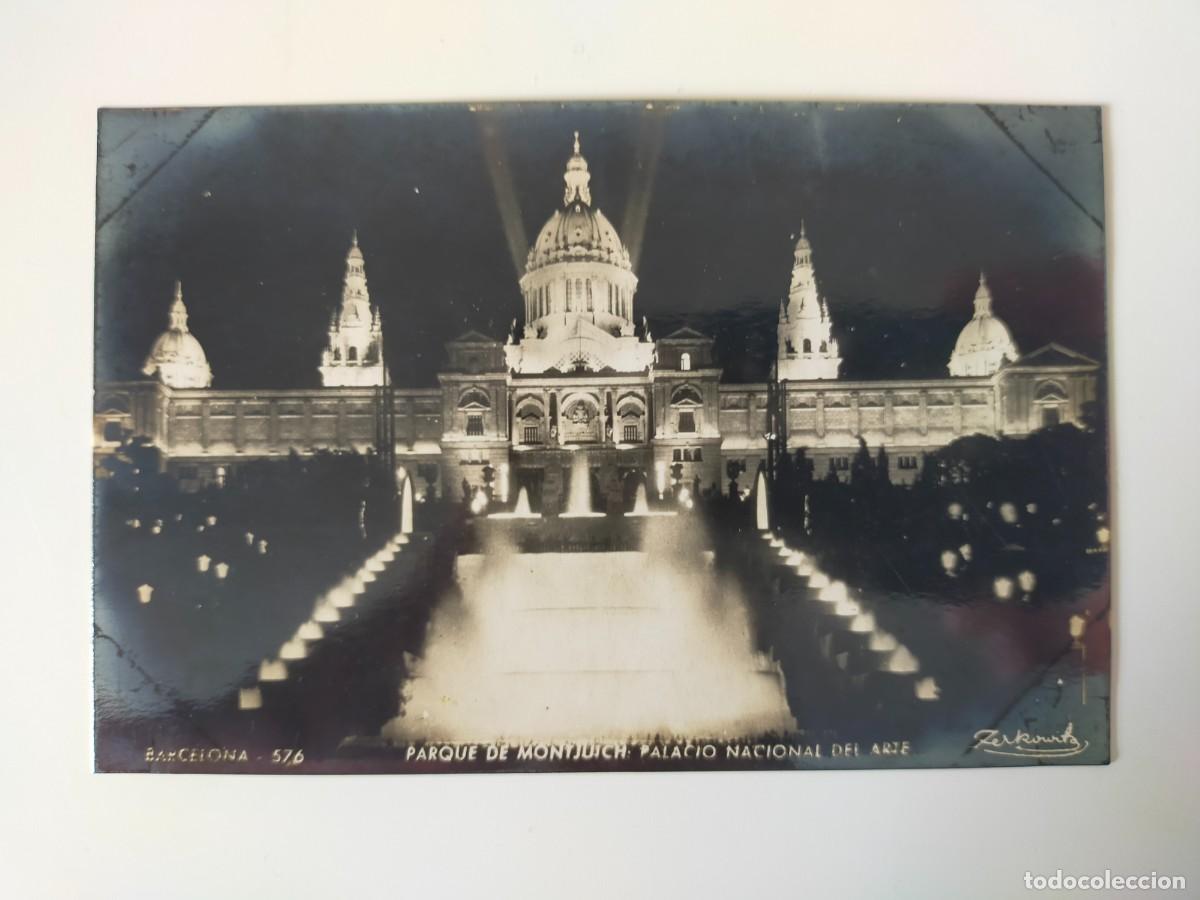 Postales: Tarjeta Postal BARCELONA: Parque de Montjuich. Palacio del Arte - Foto: Zerkowitz