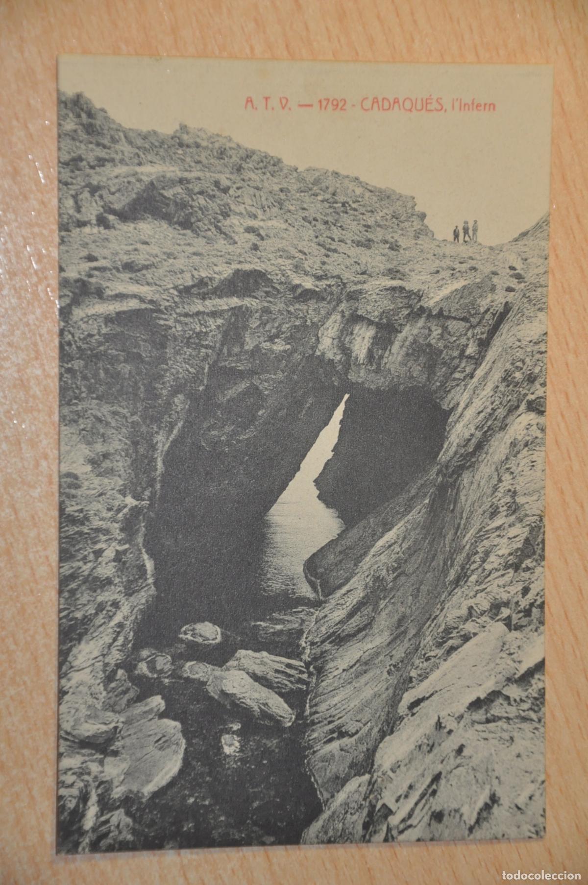 Postales: postal cadaques, l&acute;infern, atv 1792