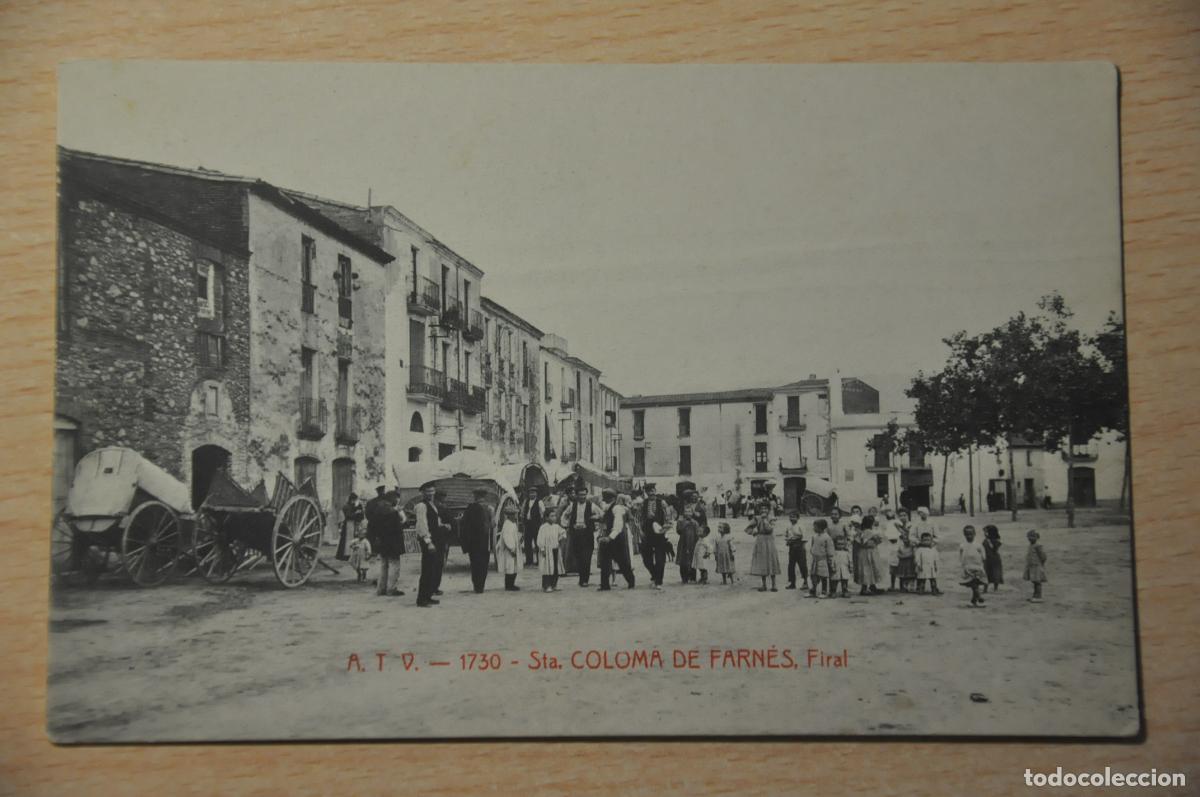 Postales: postal sta. coloma de farnes, firal atv 1730
