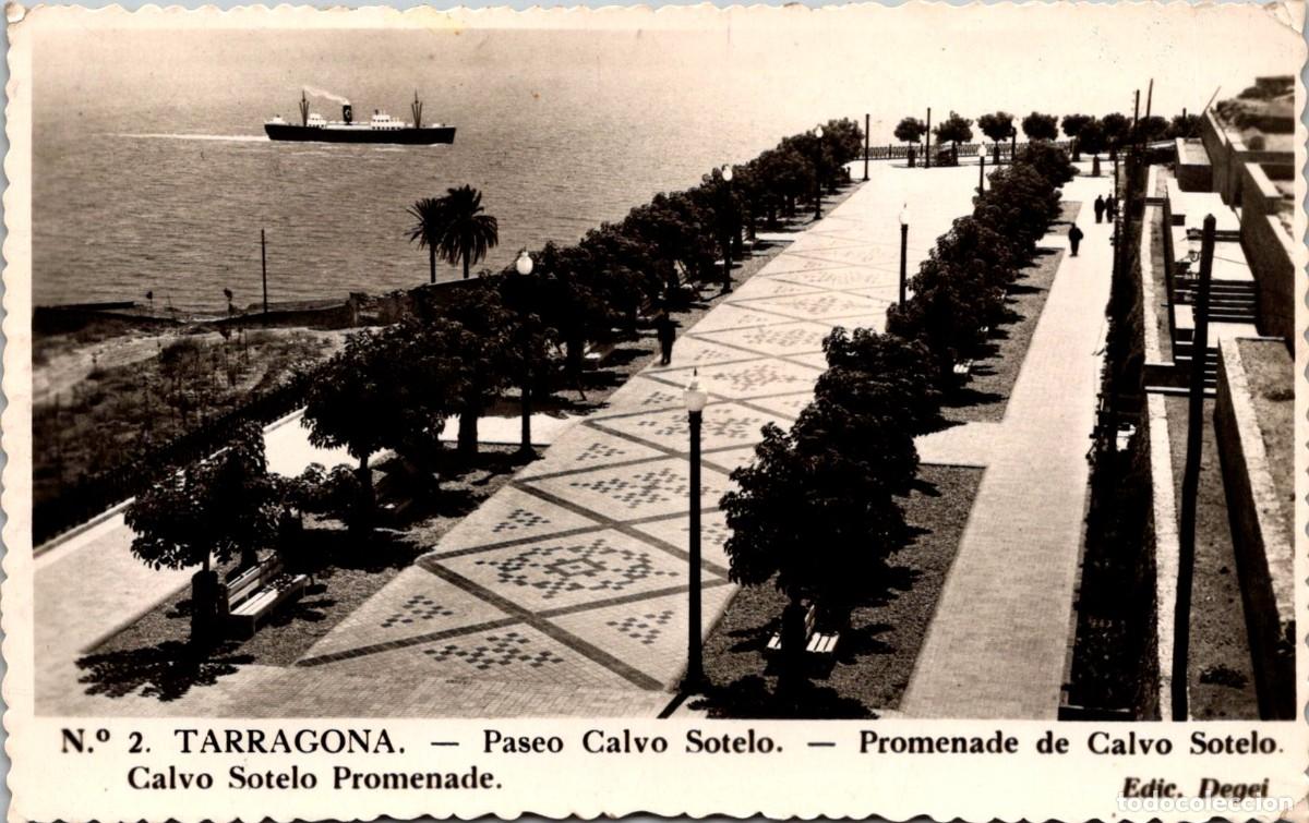 Postales: Tarragona - Paseo Calvo Sotelo - Degei 2 - 139x87mm