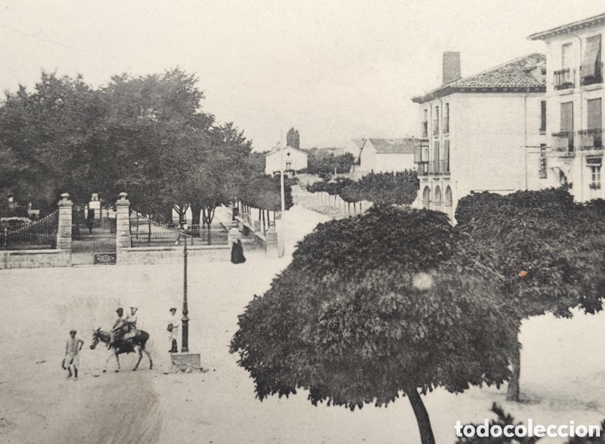 Postales: SORIA ALAMEDA DE CERVANTES POSTAL ANIMADA FOTOTIPIA FOT. F. ESTRADA ED. LAS HERAS C. 1915