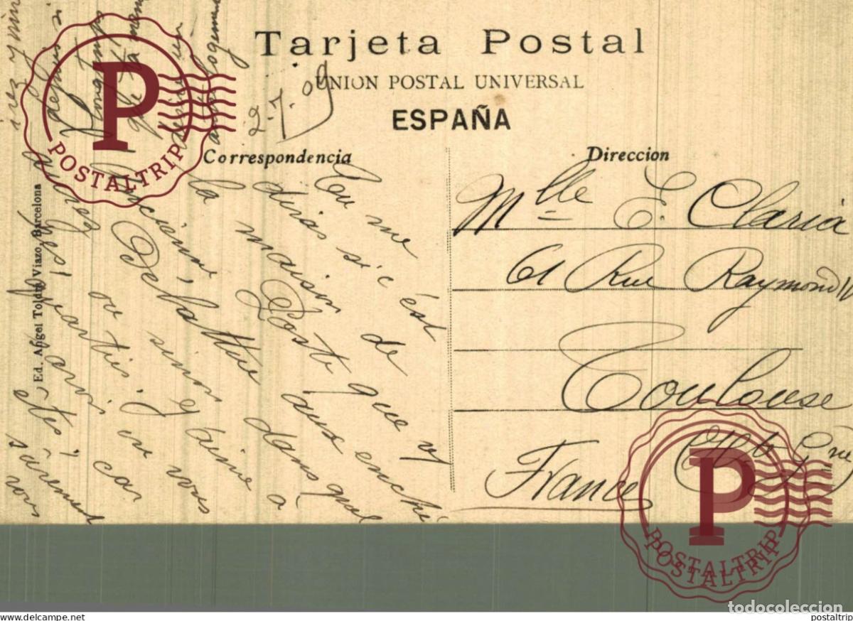 Postales: BARCELONA. MONUMENTO A COLON Y ADUANA. - Foto 2
