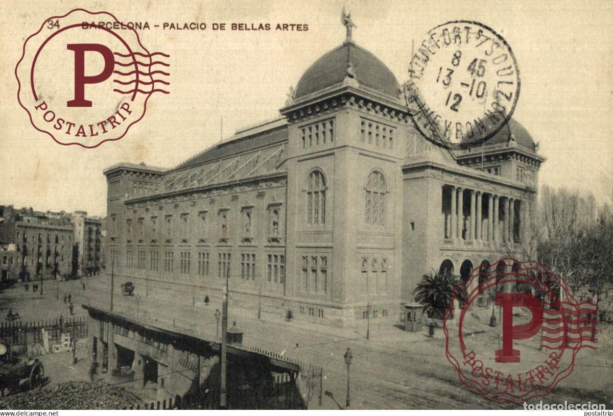 Postais: BARCELONA. PALACIO DE BELLAS ARTES.