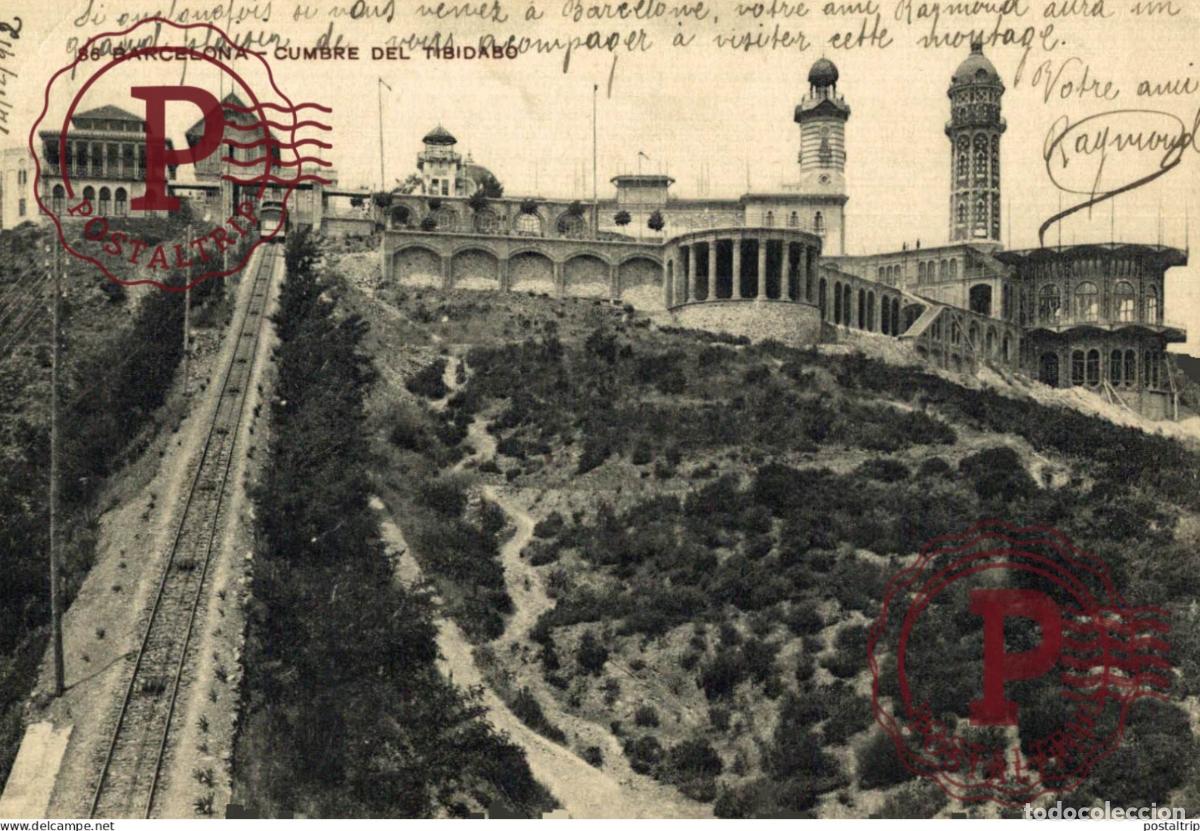 Postales: BARCELONA. CUMBRE DEL TIBIDABO.
