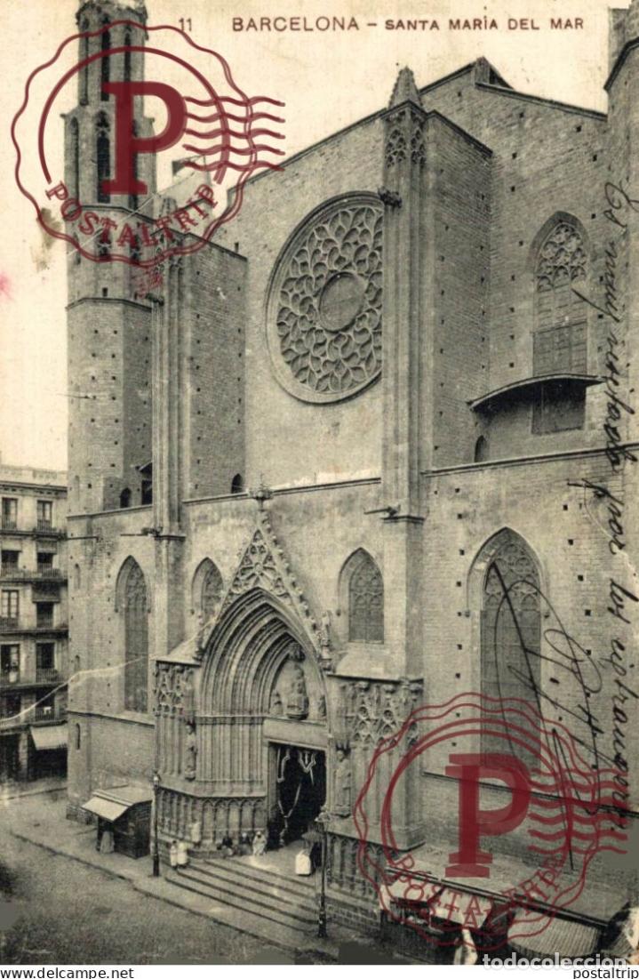 Postales: BARCELONA. SANTA MARIA DEL MAR.