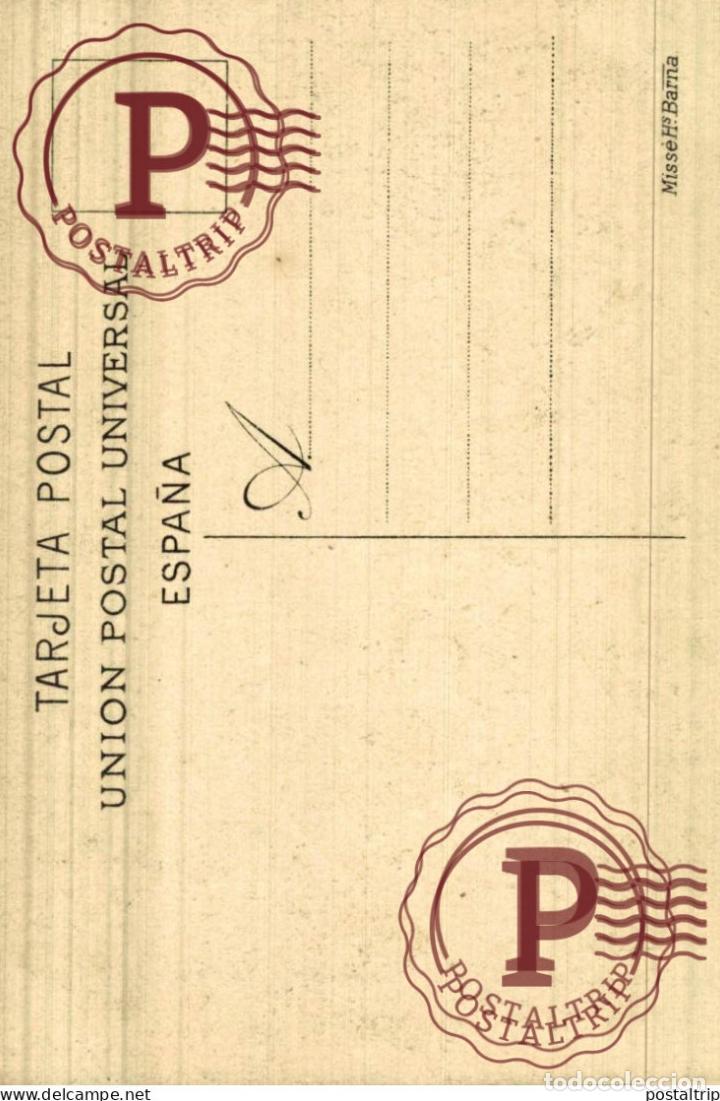 Postales: BARCELONA. ORFEON. GUPO ALEGORICO. - Foto 2