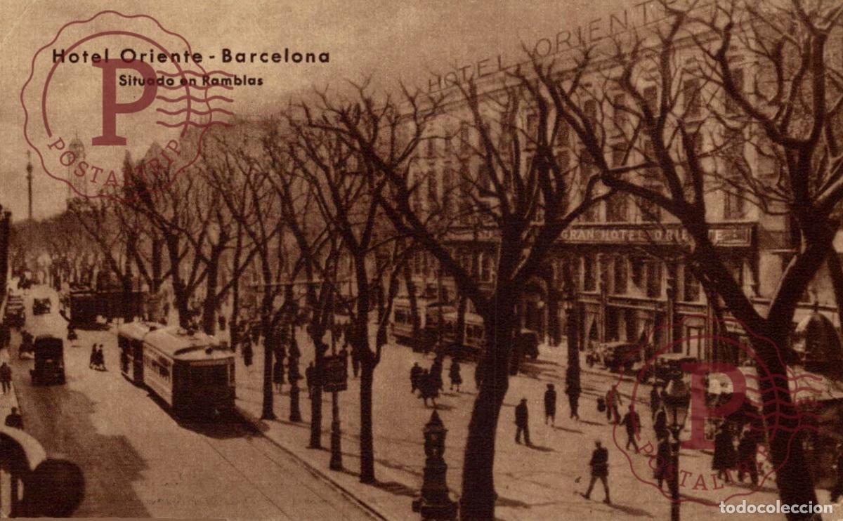 Postais: BARCELONA. HOTEL ORIENTE-BARCELONA.