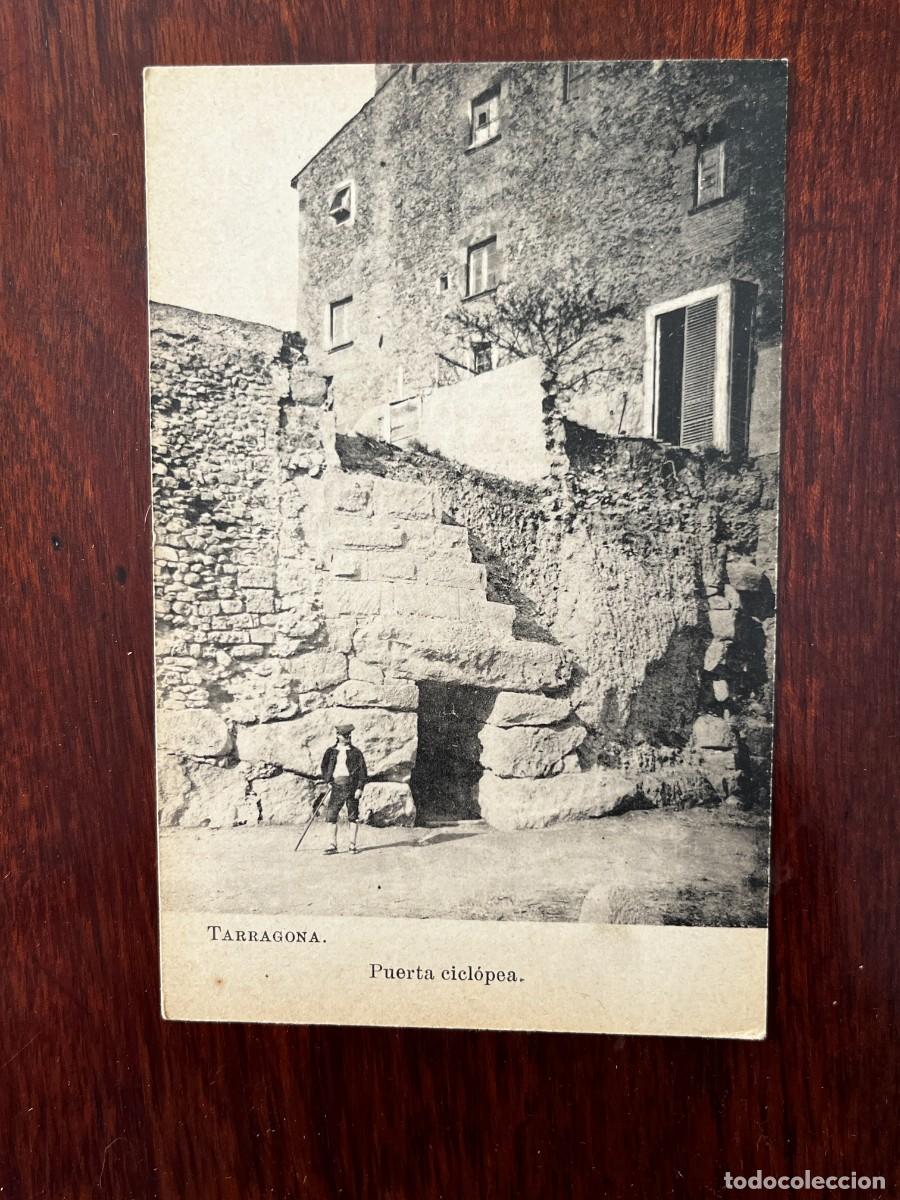 Postales: TARRAGONA, PUERTA CICLOPEA, LACOSTE, COLECCION ESPA&Ntilde;A MONUMENTAL E HISTORICA SERIE XIII N&ordm; 73