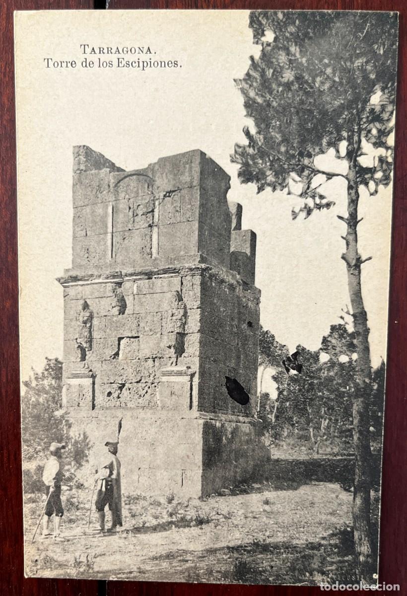 Postales: TARRAGONA, TORRE DE LOS ESCIPIONES, LACOSTE, COLECCION ESPA&Ntilde;A MONUMENTAL E HISTORICA SERIE XIII N&ordm; 7