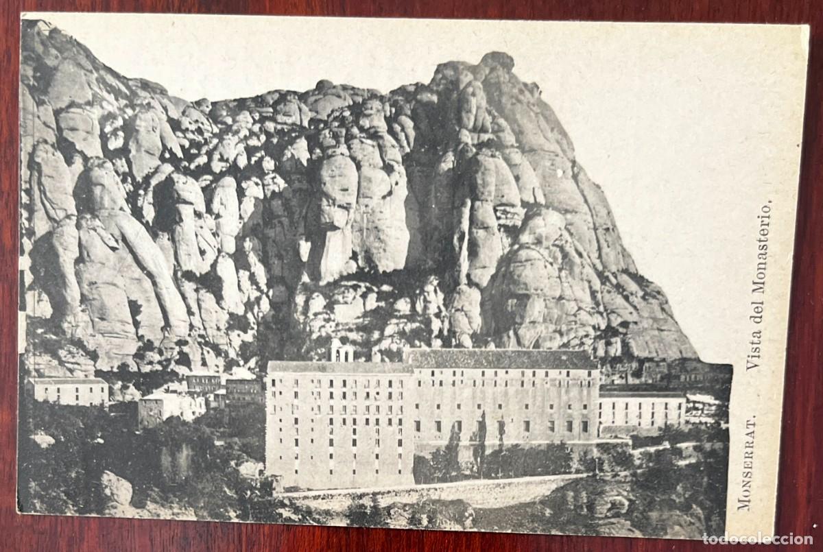 Postales: MONTSERRAT, VISTA DEL MONASTERIO, LACOSTE, COLECCION ESPA&Ntilde;A MONUMENTAL E HISTORICA SERIE XIII N&ordm; 76