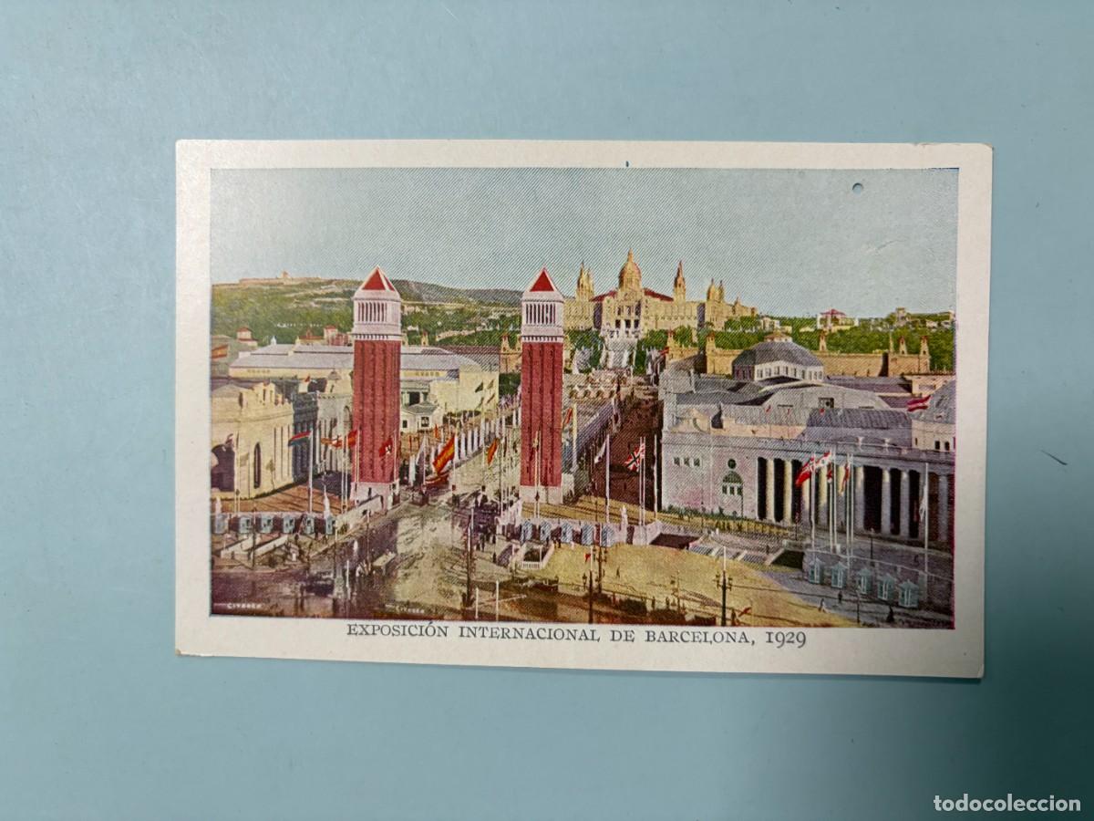 Postales: TARJETA POSTAL. EXPOSICION INTERNACIONAL DE BARCELONA, 1929. N&ordm; 1485. ED. VICTORIA