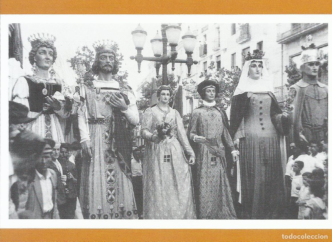 Postales: La Toneta i en Manel&oacute;. Les Santes 2025. Matar&oacute;. 10x15 cm. Postal. Sello sellado.