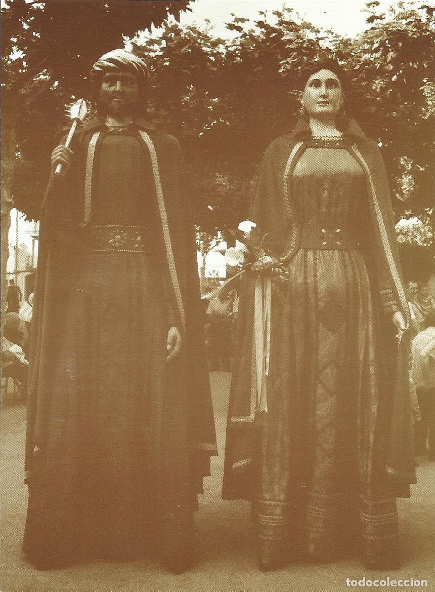 Postales: Gegants de Sant Feliu de Pallerols. Les Santes 2009. Matar&oacute;. 10x15 cm. Postal. Sello sellado.
